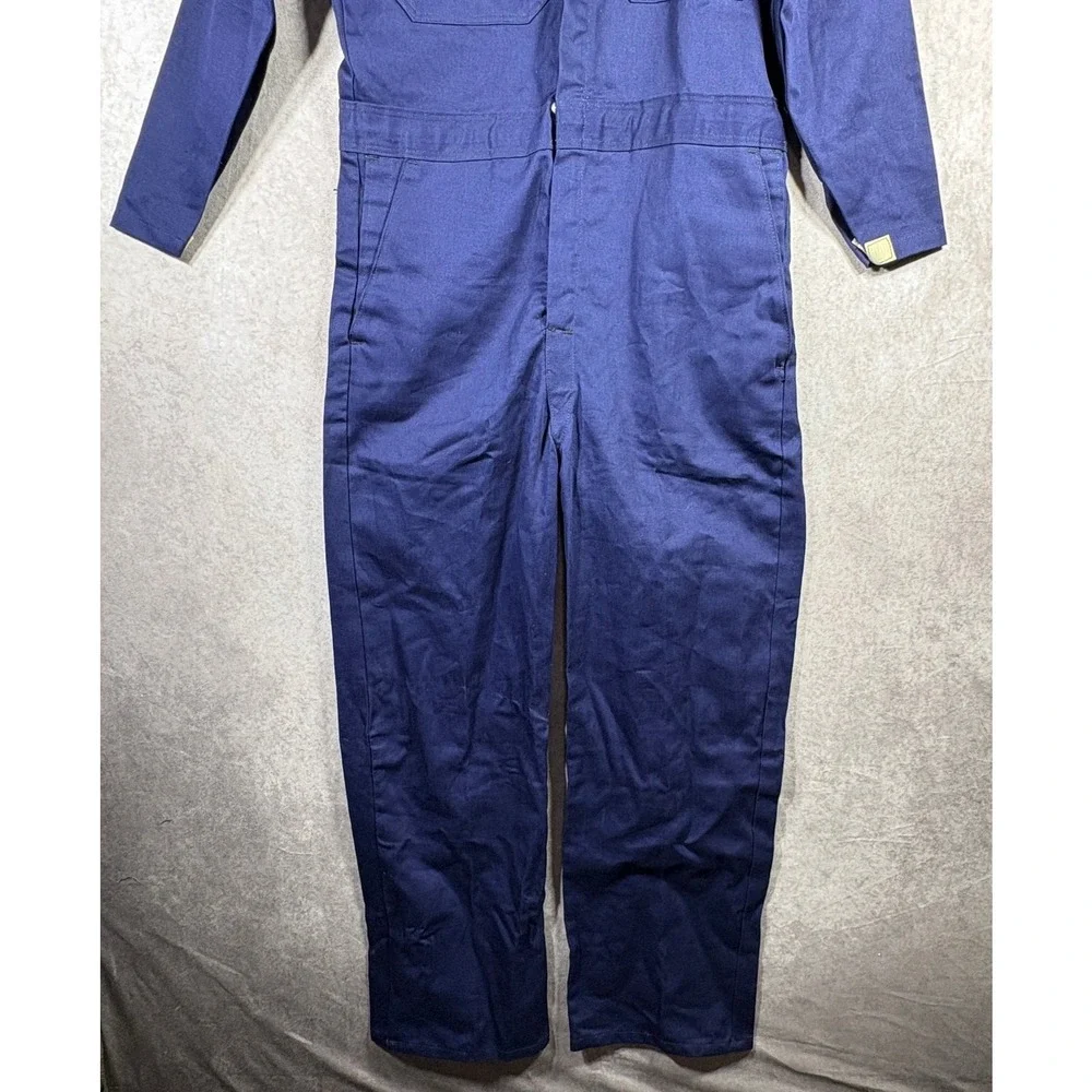 Vintage Safeguard America Overalls Mens S Blue Workwear Mechanic Michael Myers